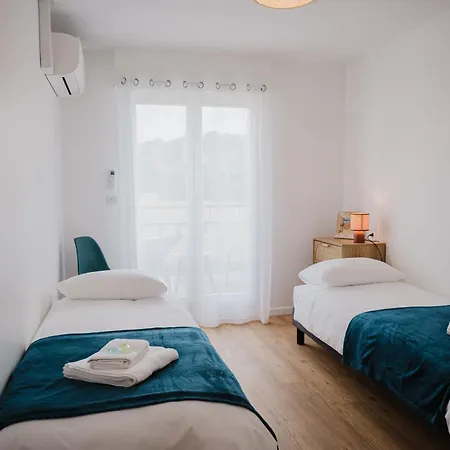 Apartamento Antares - Hyper-centre, Vue Bassin, 108 M2, 3 Chambres, Clim, Parking, A 100 M Arcachón